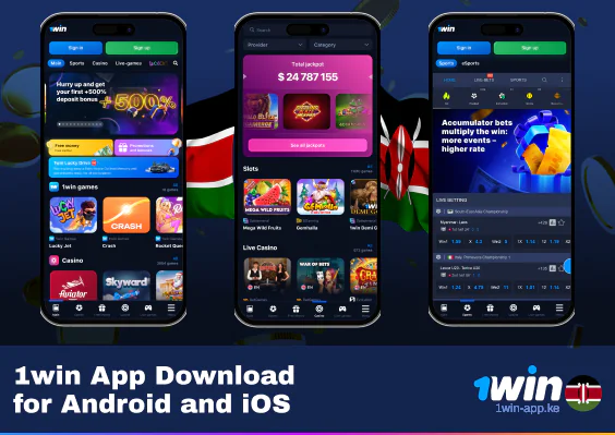1Win Application for Android and iOS for Kenya