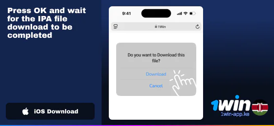 Press "OK" and wait until installation file is downloading